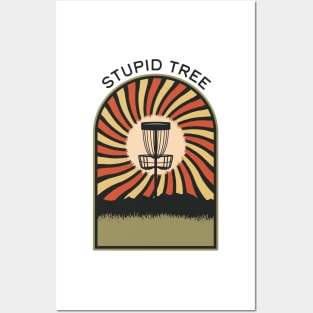 Stupid Tree | Disc Golf Vintage Retro Arch Mountains Posters and Art